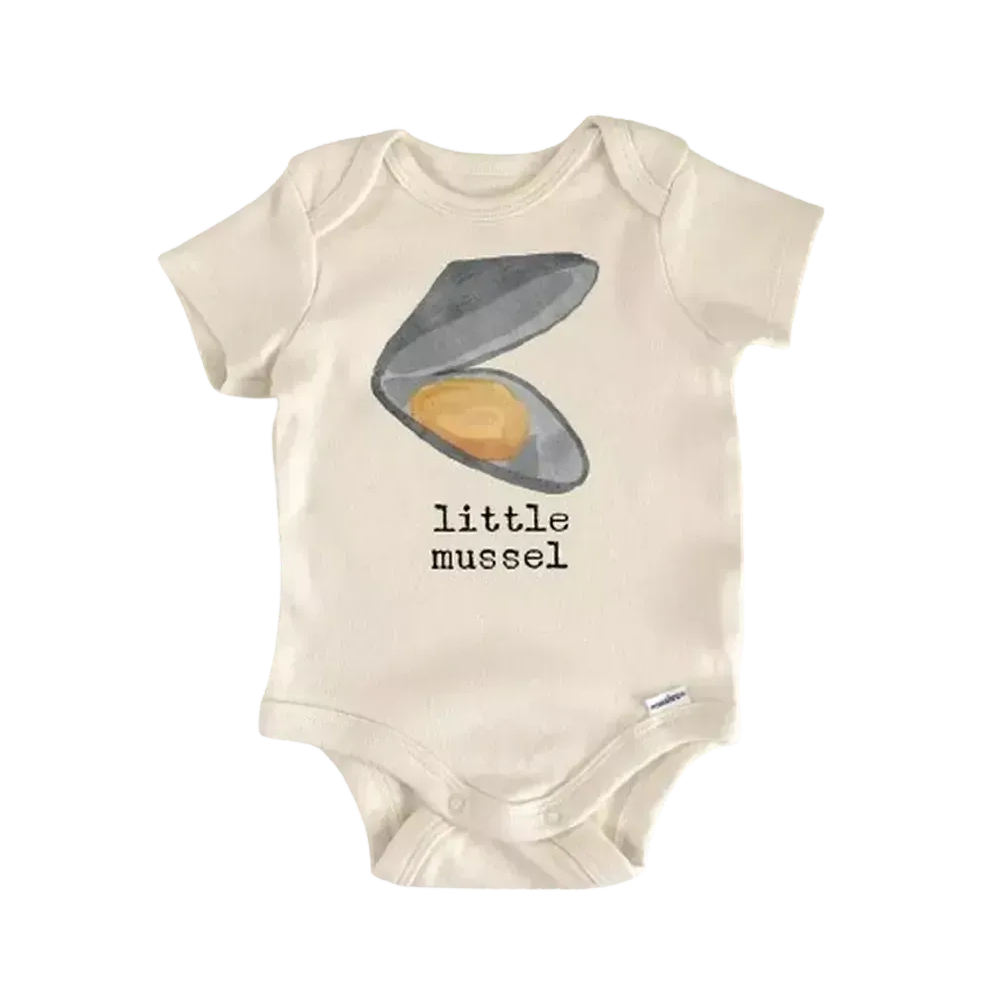 Mussel Seafood Oyster Newborn Baby Onesie® Onesie®
