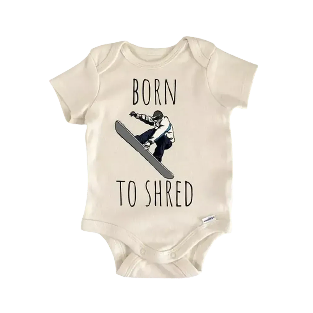 Snowboarding Snowboard Newborn Baby Onesie® Onesie®