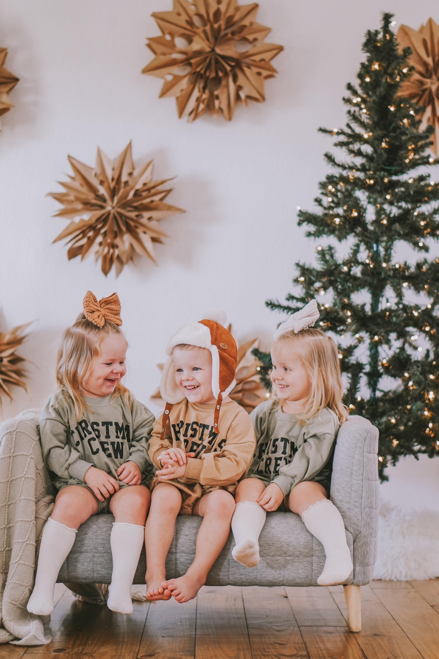 Christmas Crew Sweatshirt Romper