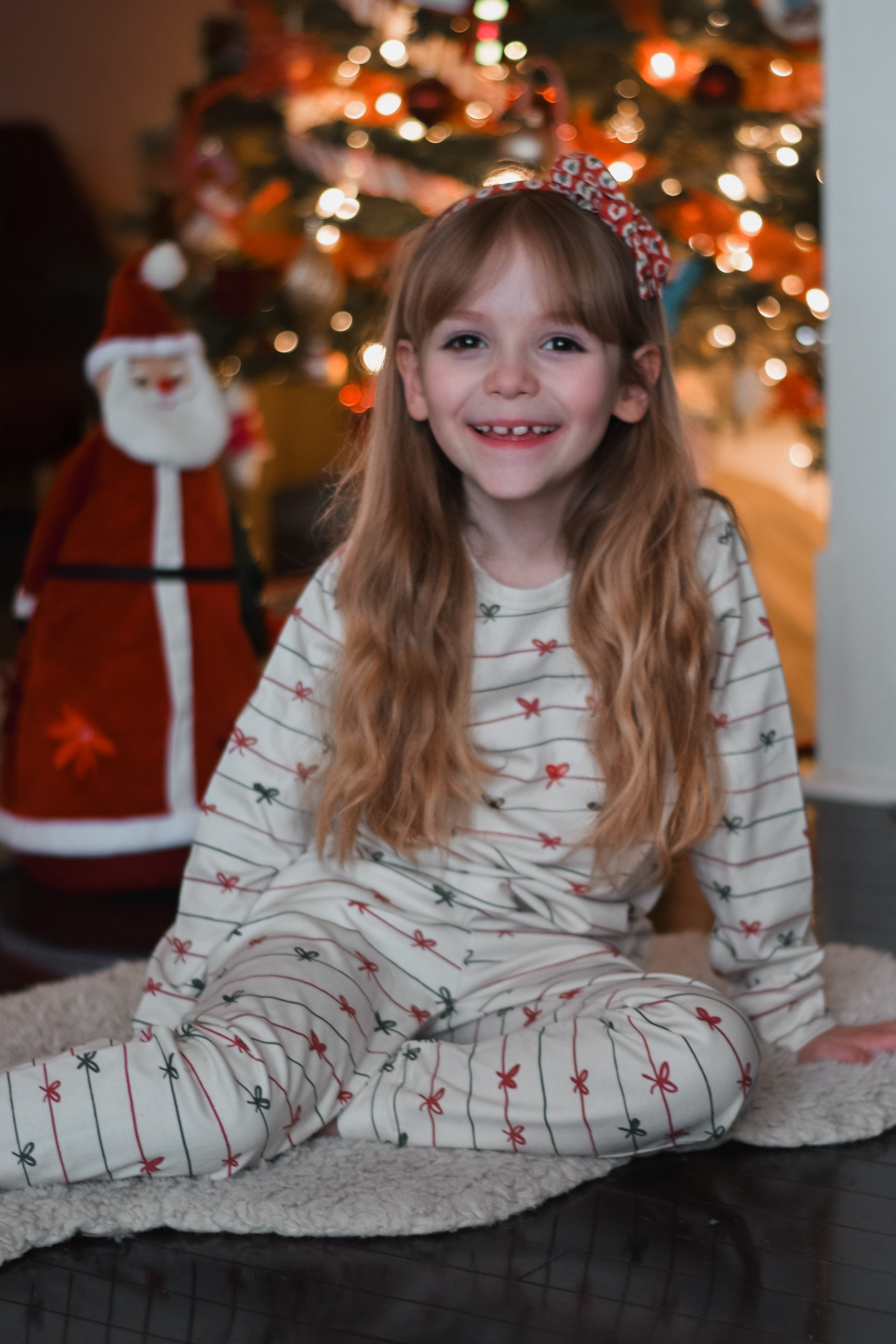 Tied with a Bow Christmas Organic Cotton Set