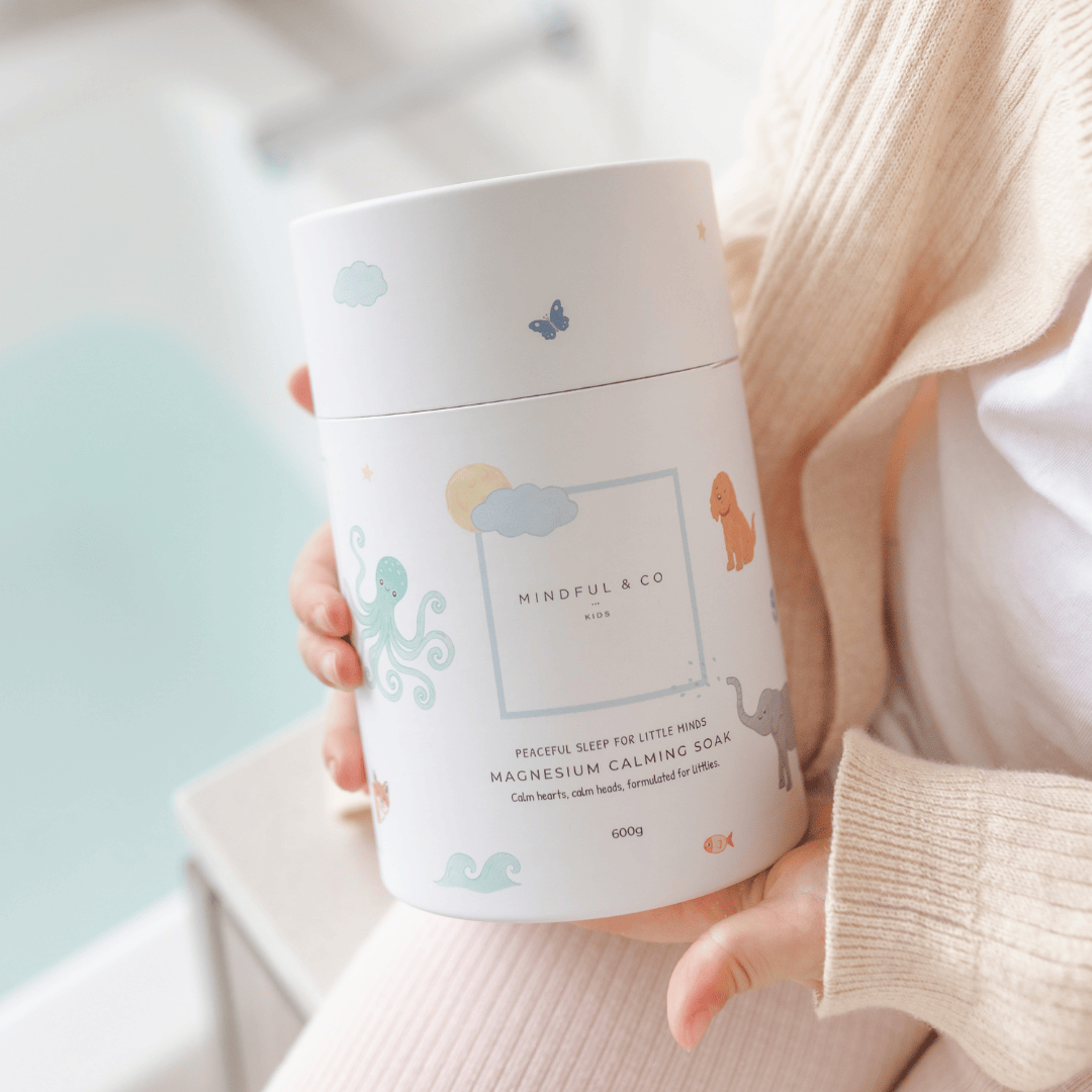Magnesium calming soak side view