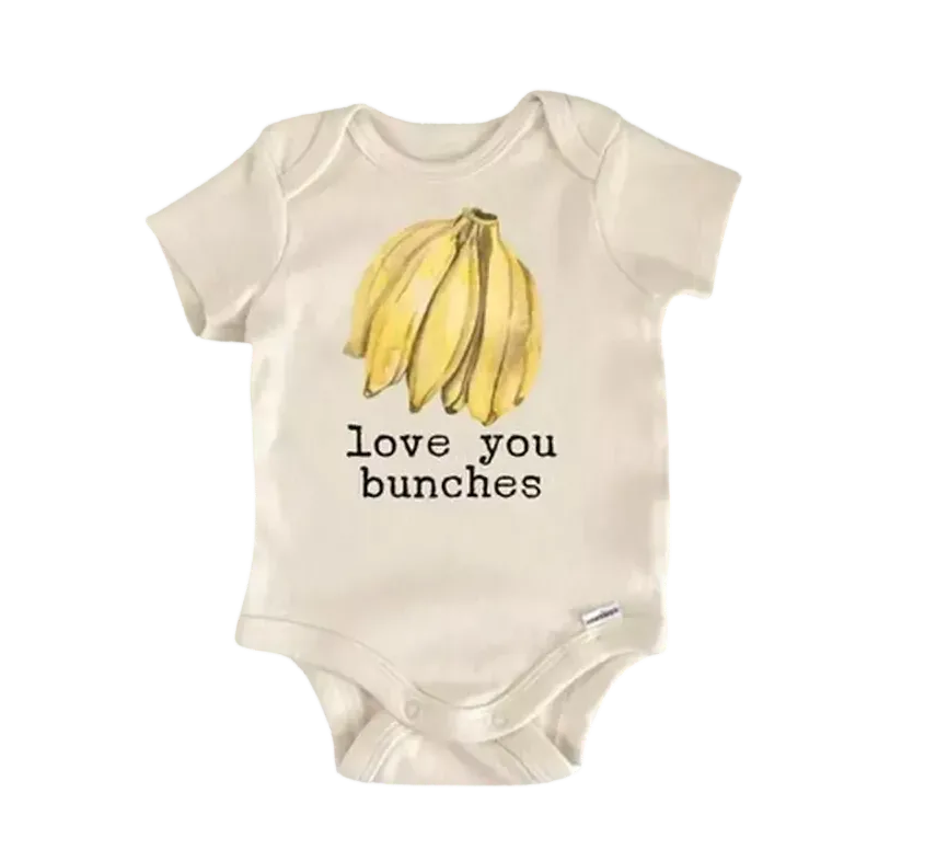Banana Bunch Monkey Newborn Baby Onesie® Onesie®