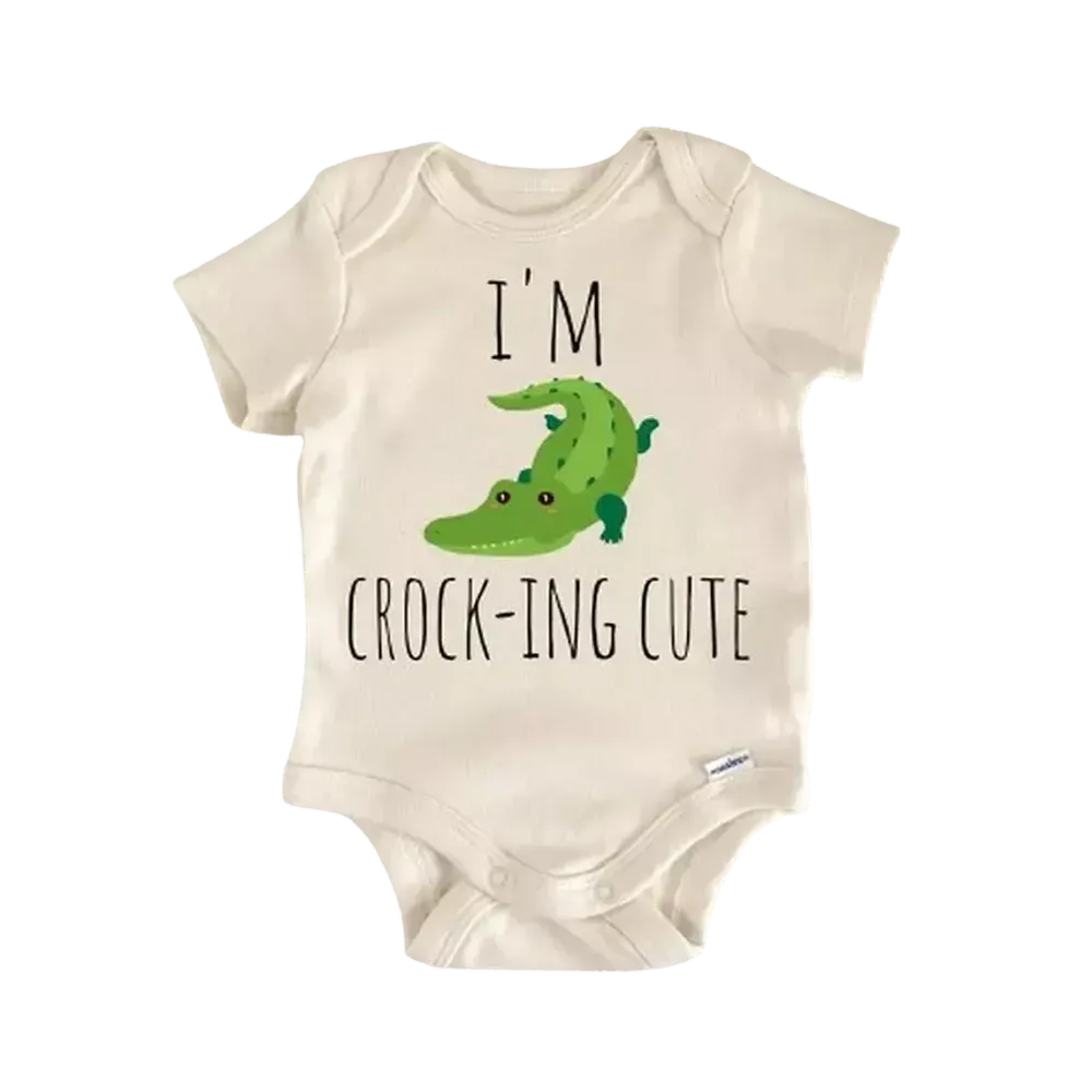 Crocodile Alligator Newborn Baby Onesie® Onesie®