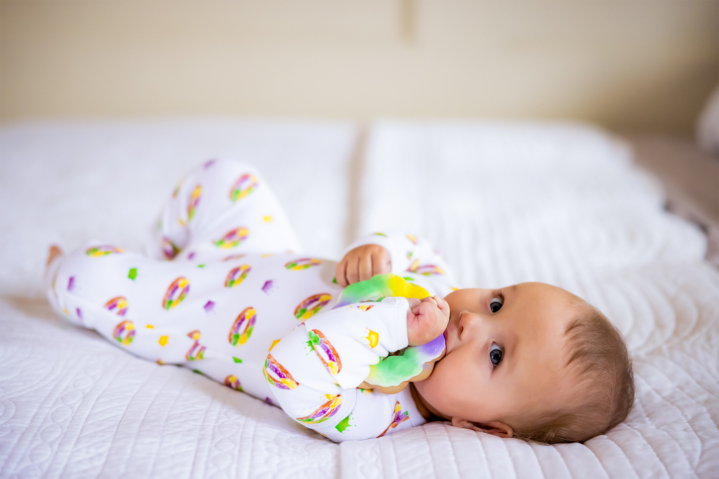 Nola Tawk - Slice, Slice, Baby King Cake Teether & Bath Toy