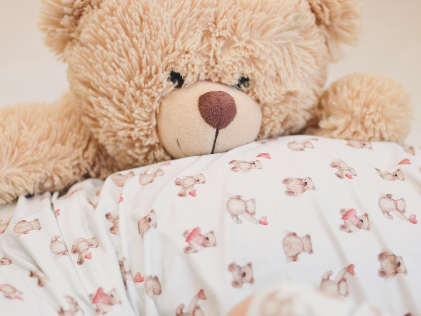 Valentines Teddy Bear 2pc Bamboo Pajamas