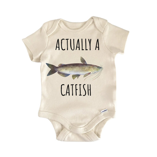 Channel Catfish Fish Freshwater Fishing Baby Gift Baby Bodysuit