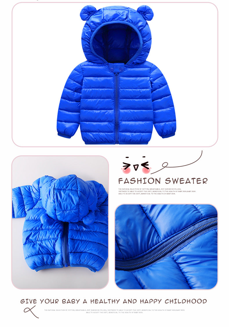 Modern Jacket Autumn Winter Baby Girls Jacket For Baby Coat Kids Warm Hooded Outerwear For Baby Boys Clothes Newborn Jacket