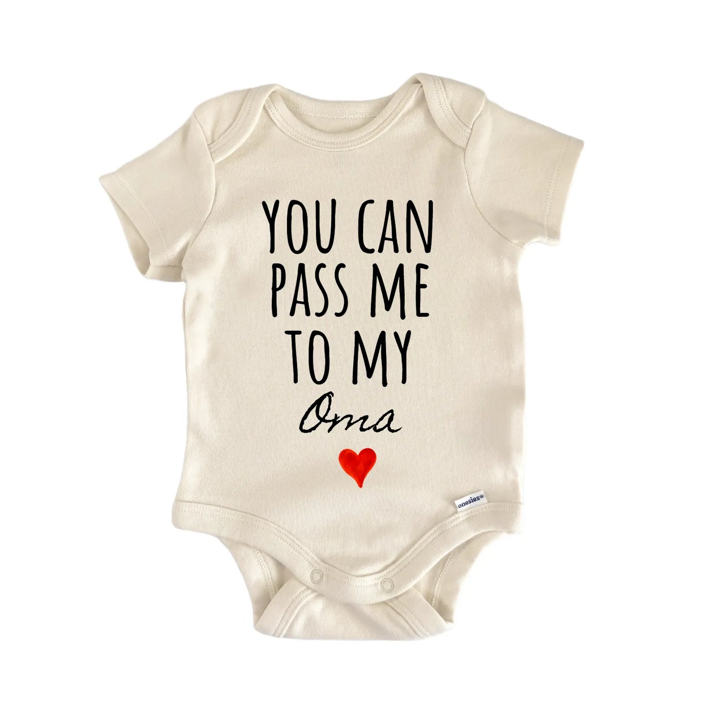 Oma Announcement Baby Gift Baby Bodysuit