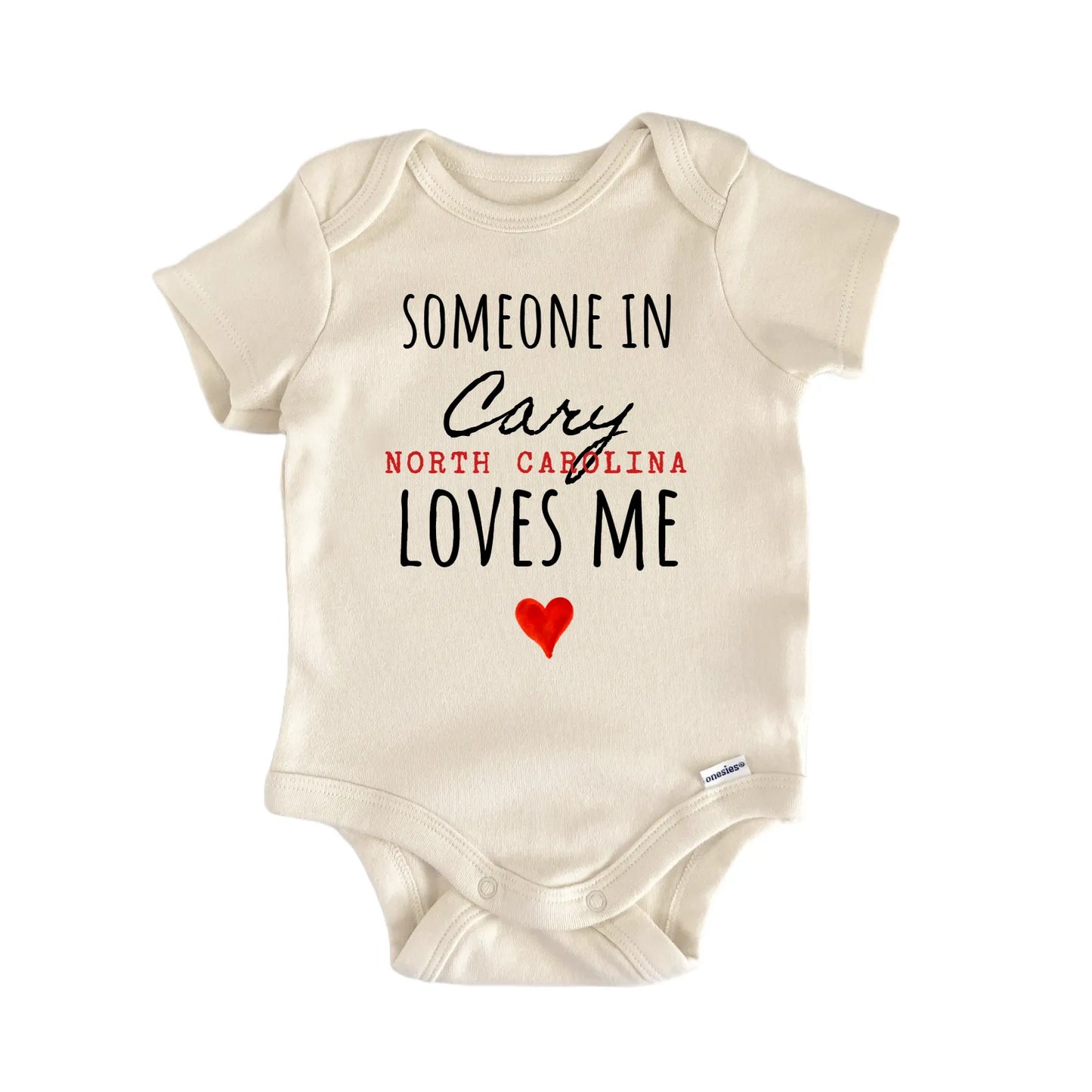 Cary North Carolina Baby Gift Baby Bodysuit