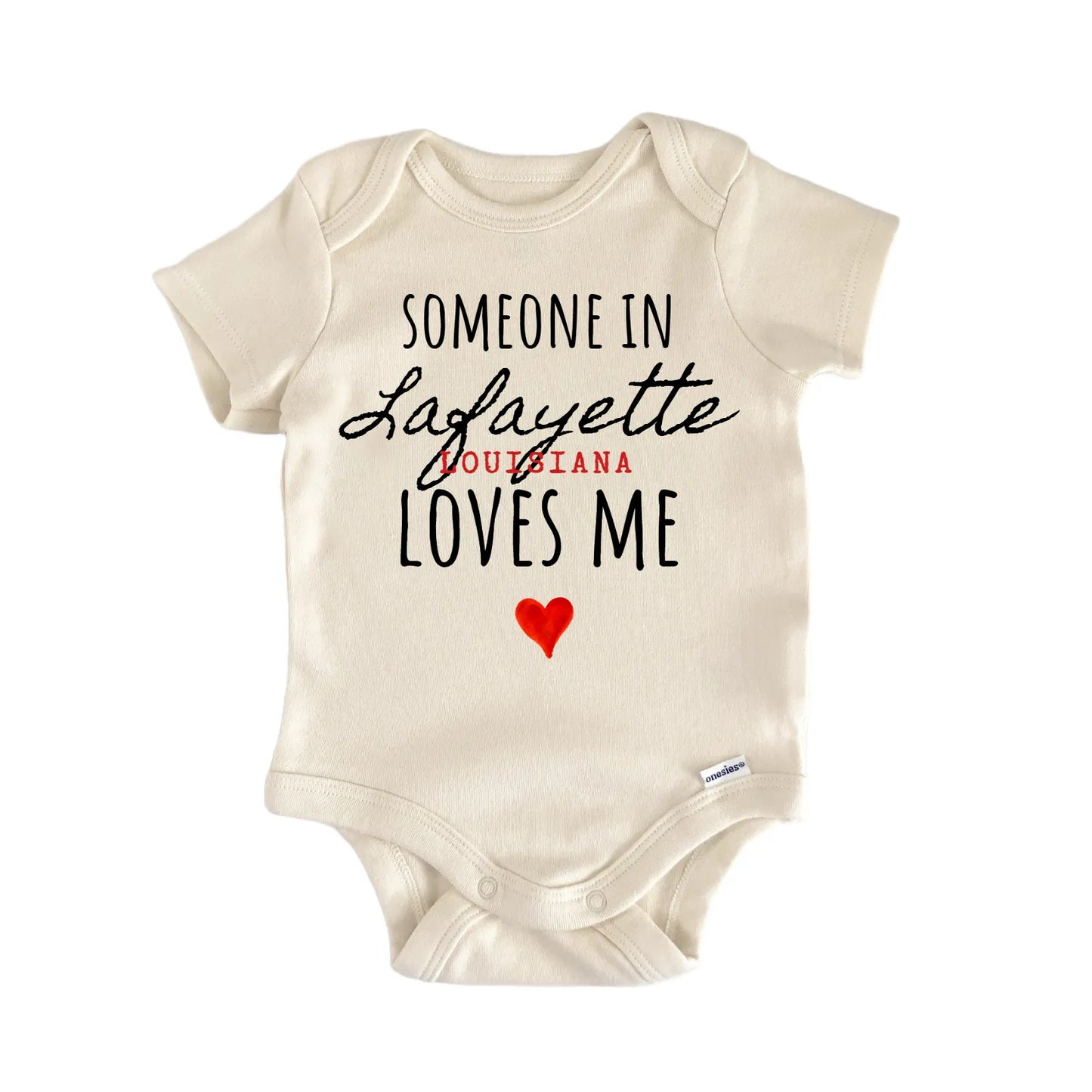 Lafayette Louisiana Baby Gift Baby Bodysuit