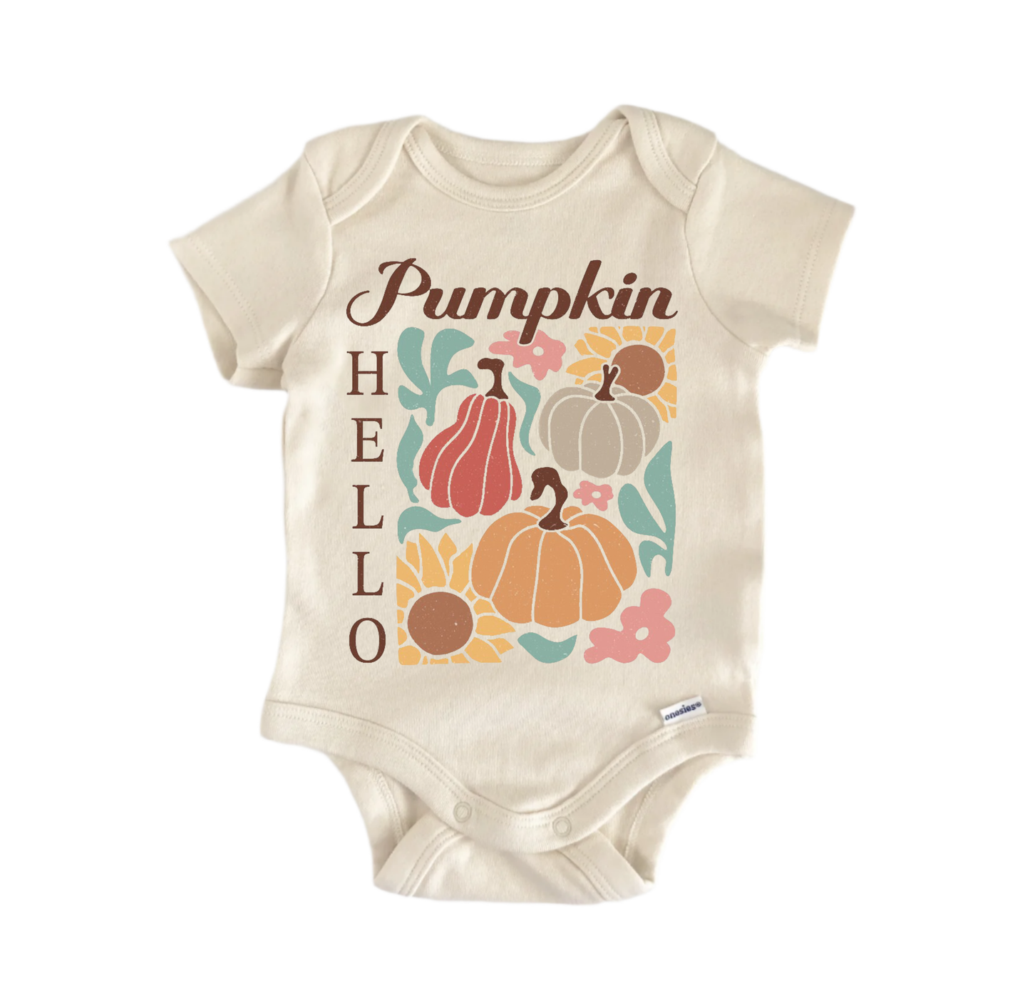Hello Pumpkin Fall Newborn Baby Onesie® Onesie®