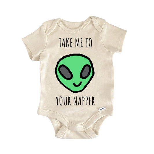 Alien Ufo Nap Space Infant Gift Baby Bodysuit