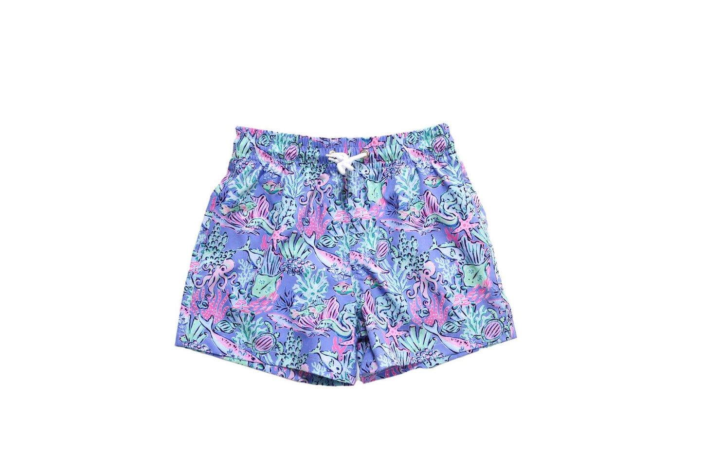 Blueberry Bay - Marine Life Youth Trunks