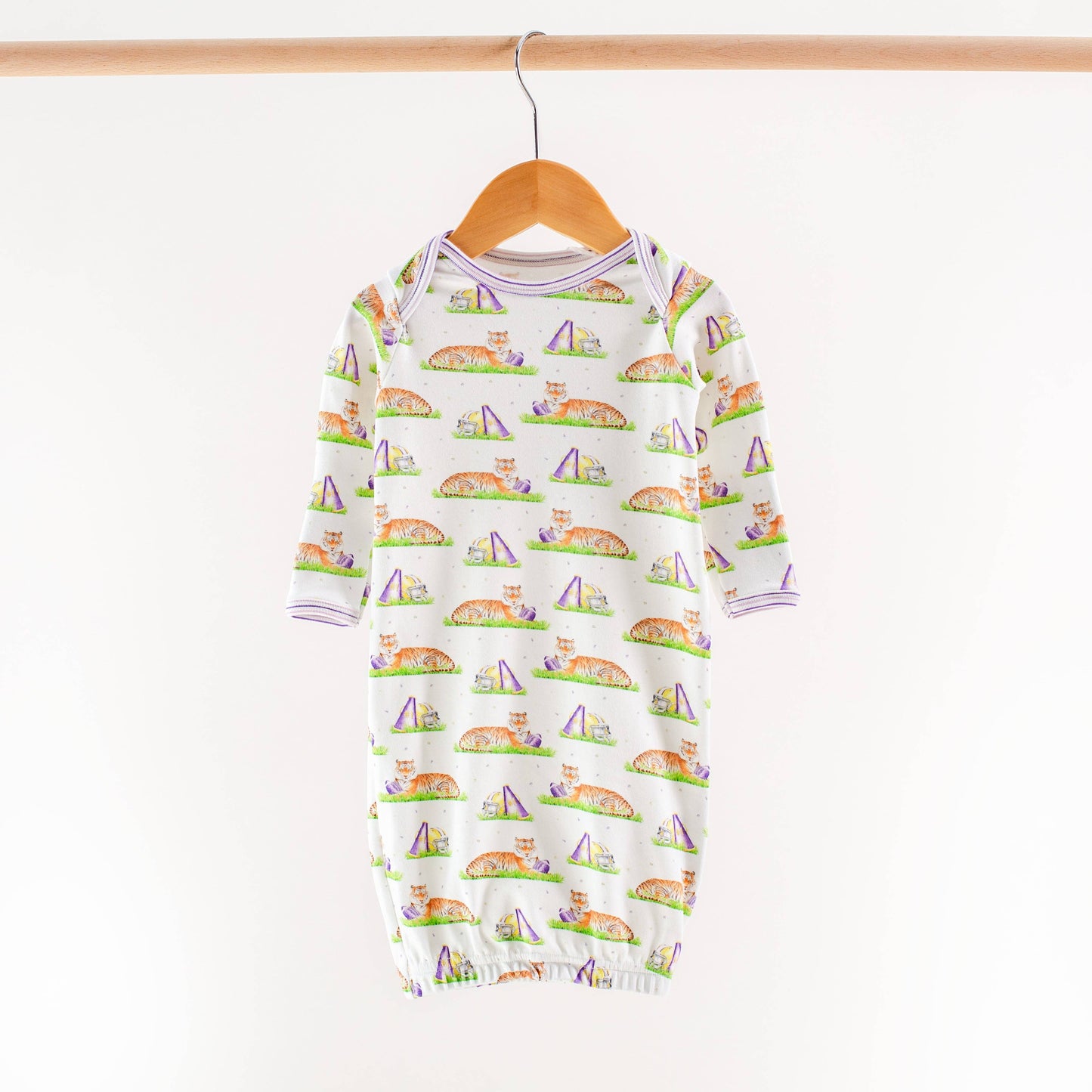 Nola Tawk - Mascot Mania in Louisiana Organic Cotton Kids Pajamas