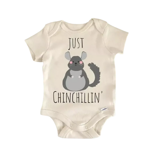 Chinchilla Animal Rodent Newborn Baby Onesie® Onesie®