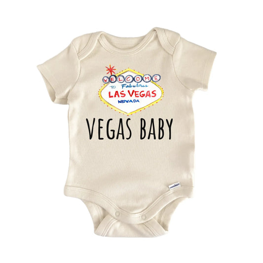Vegas Baby Sign Baby Gift Baby Bodysuit