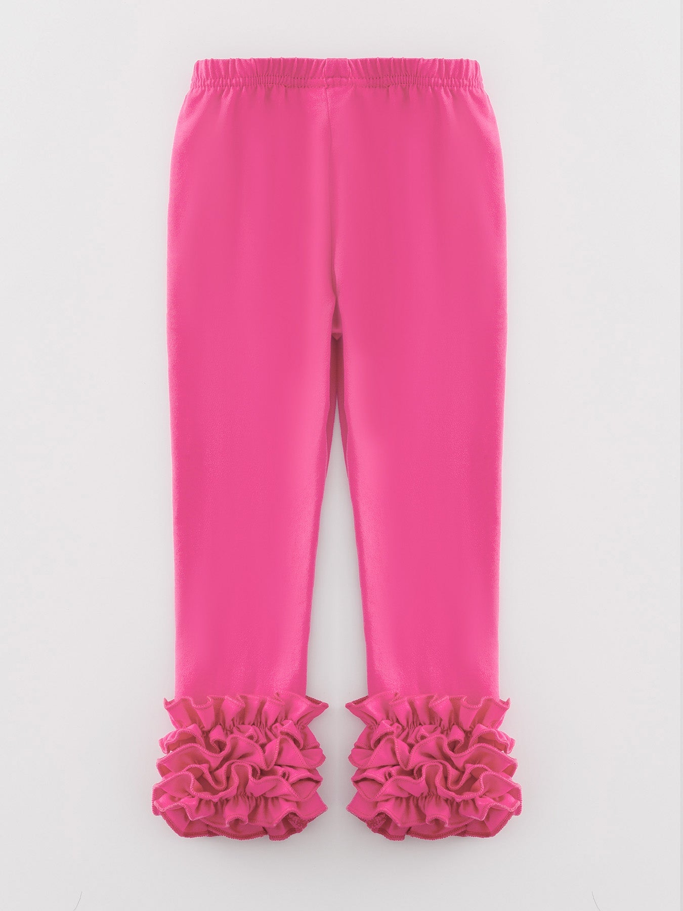 Milk Silk Ruffled Hot Pink Icing Legging