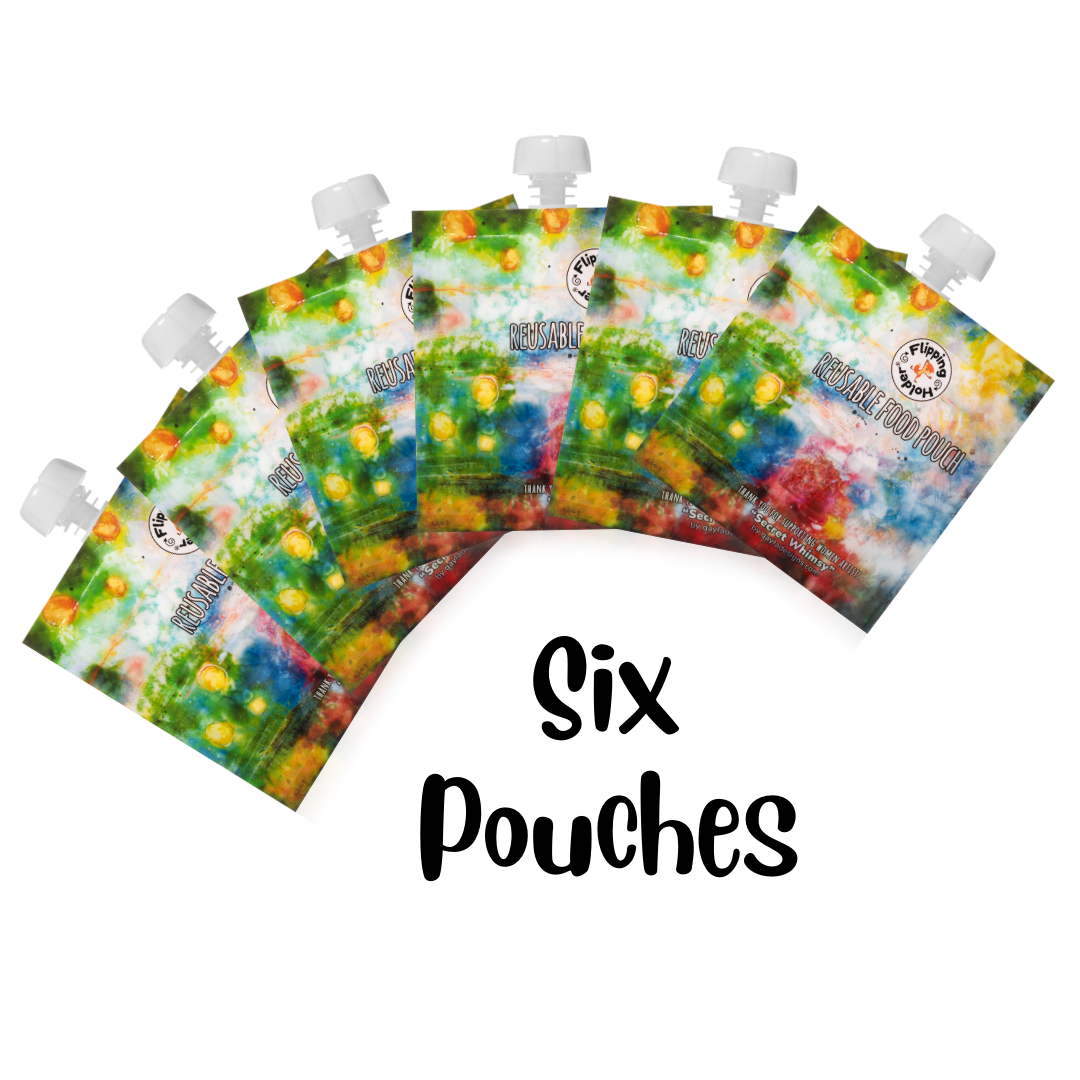 Reusable pouches pattern detail