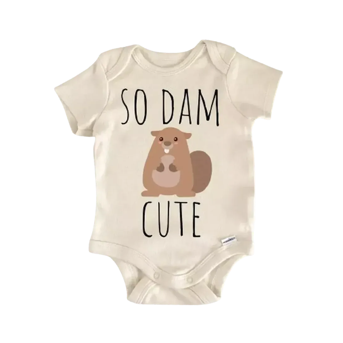 Beaver Dam Animal Newborn Baby Onesie® Onesie®