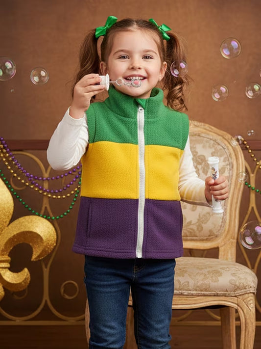 Kids Mardi Gras Vest