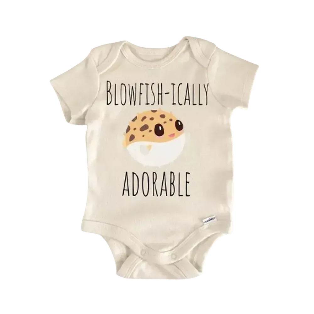 Blowfish Pufferfish Newborn Baby Onesie® Onesie®