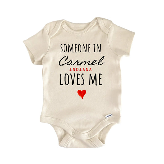 Carmel Indiana Baby Gift Baby Bodysuit