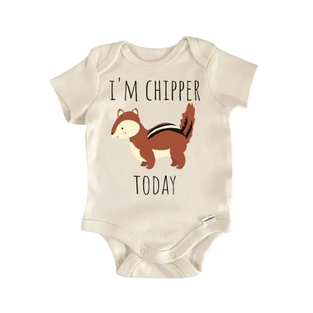 Chipmunk Animal Woodland Newborn Baby Onesie® Onesie®