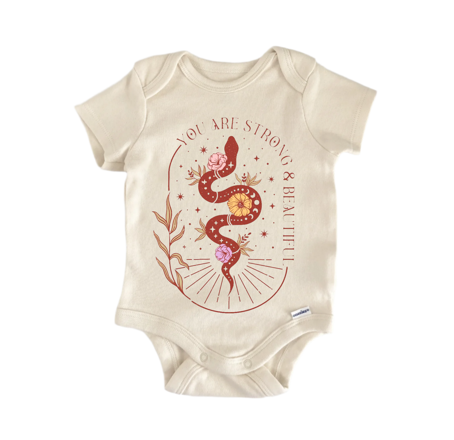 Snake Strong Moon Child Newborn Baby Onesie® Onesie®