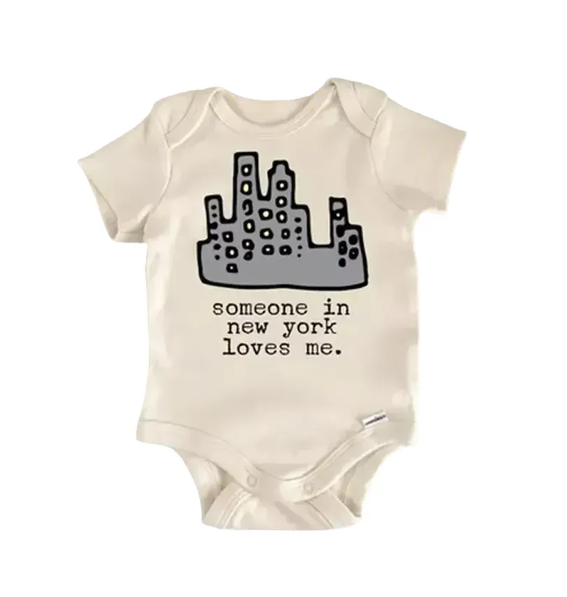 New York City Skyline Newborn Baby Onesie® Onesie®