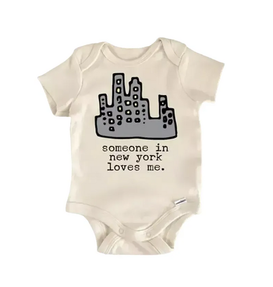 New York City Skyline Newborn Baby Onesie® Onesie®