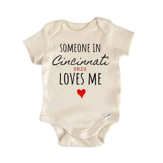 Cincinnati Ohio Baby Gift Baby Bodysuit