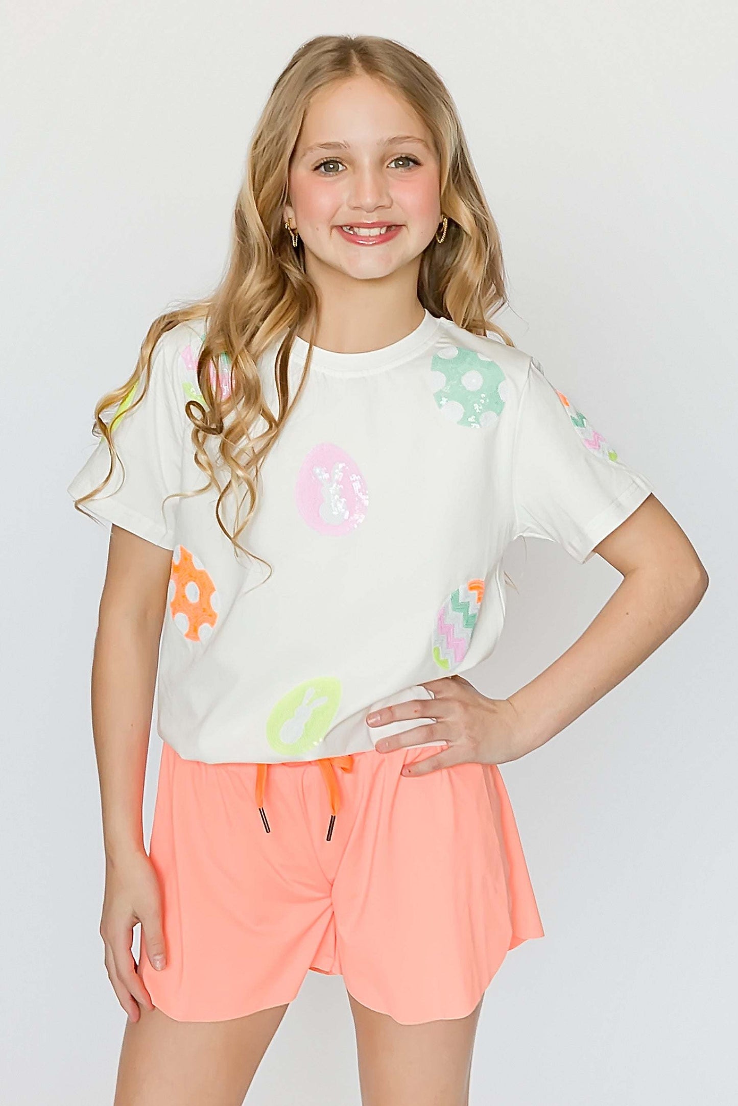 Egg Sequin Shirt, front view