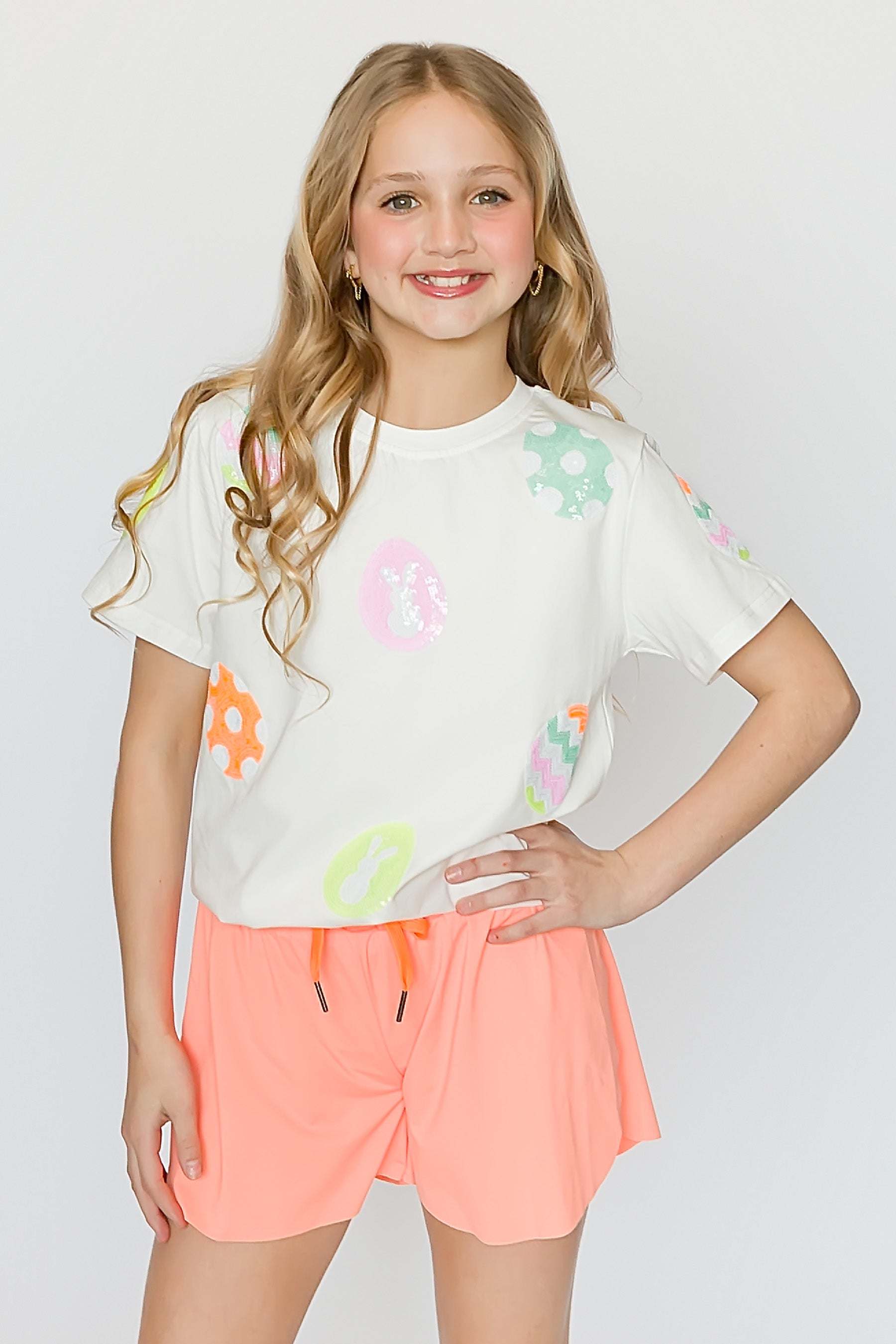 Egg Sequin Shirt, front view
