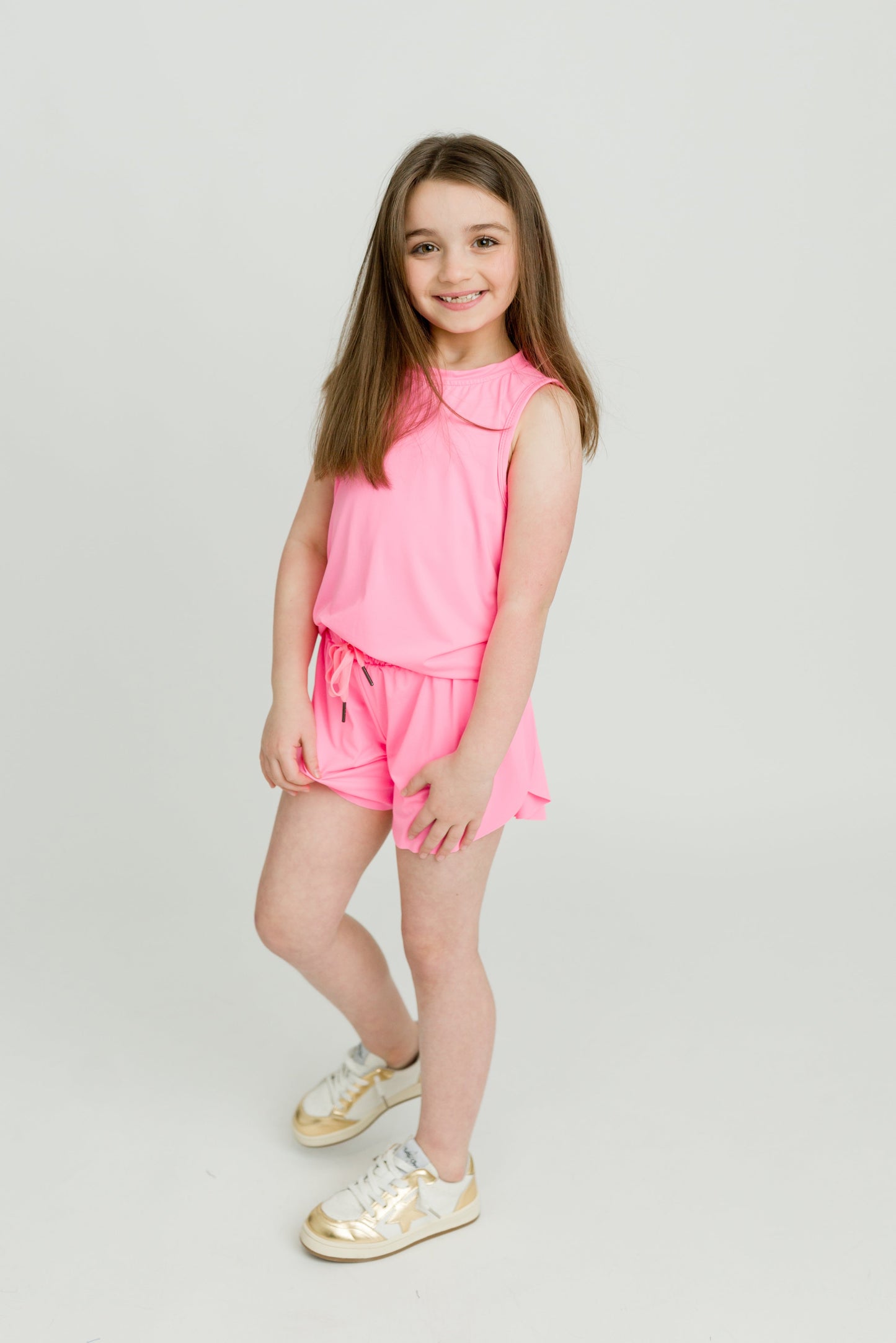 Hot Pink High Low Tank
