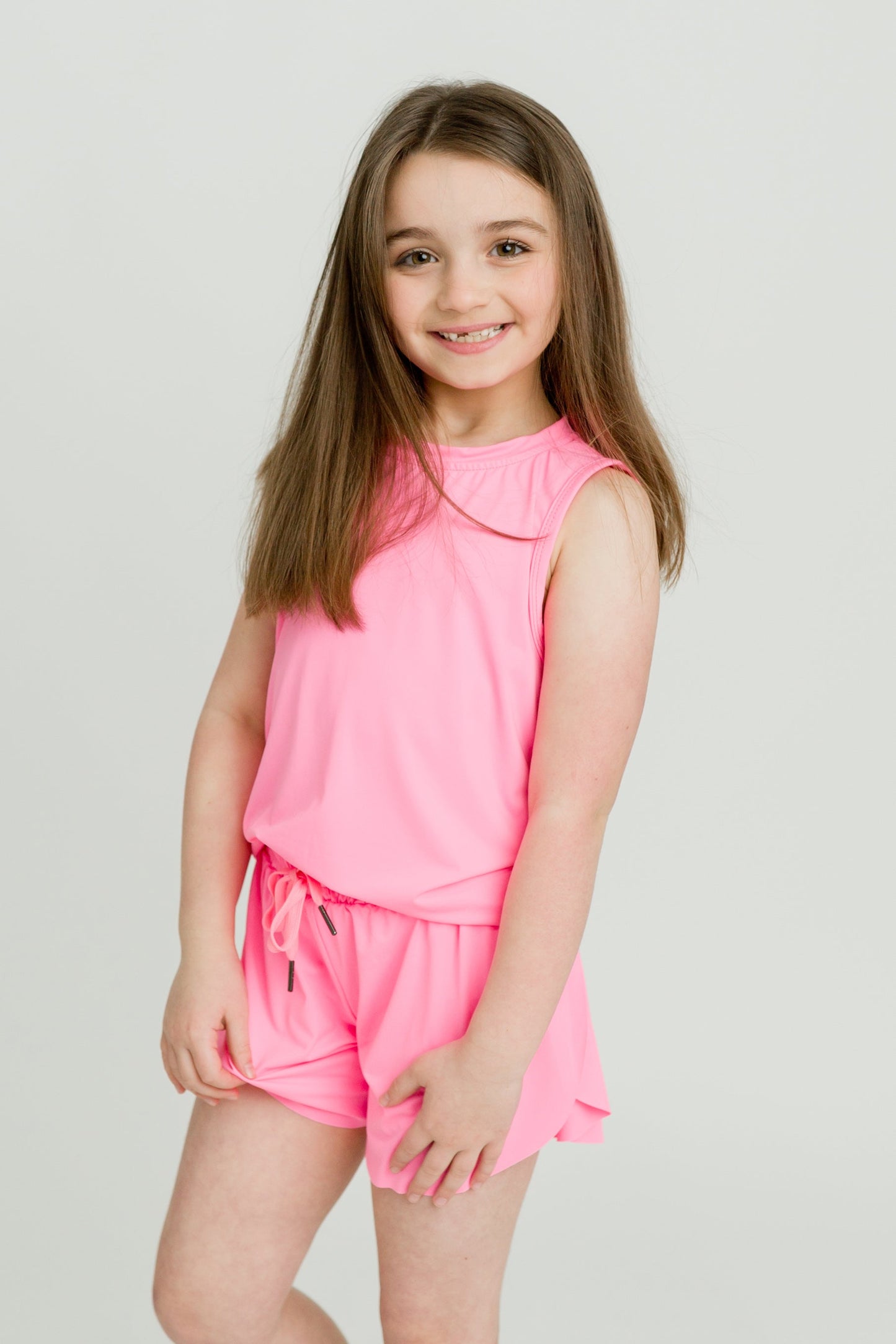 Hot Pink High Low Tank