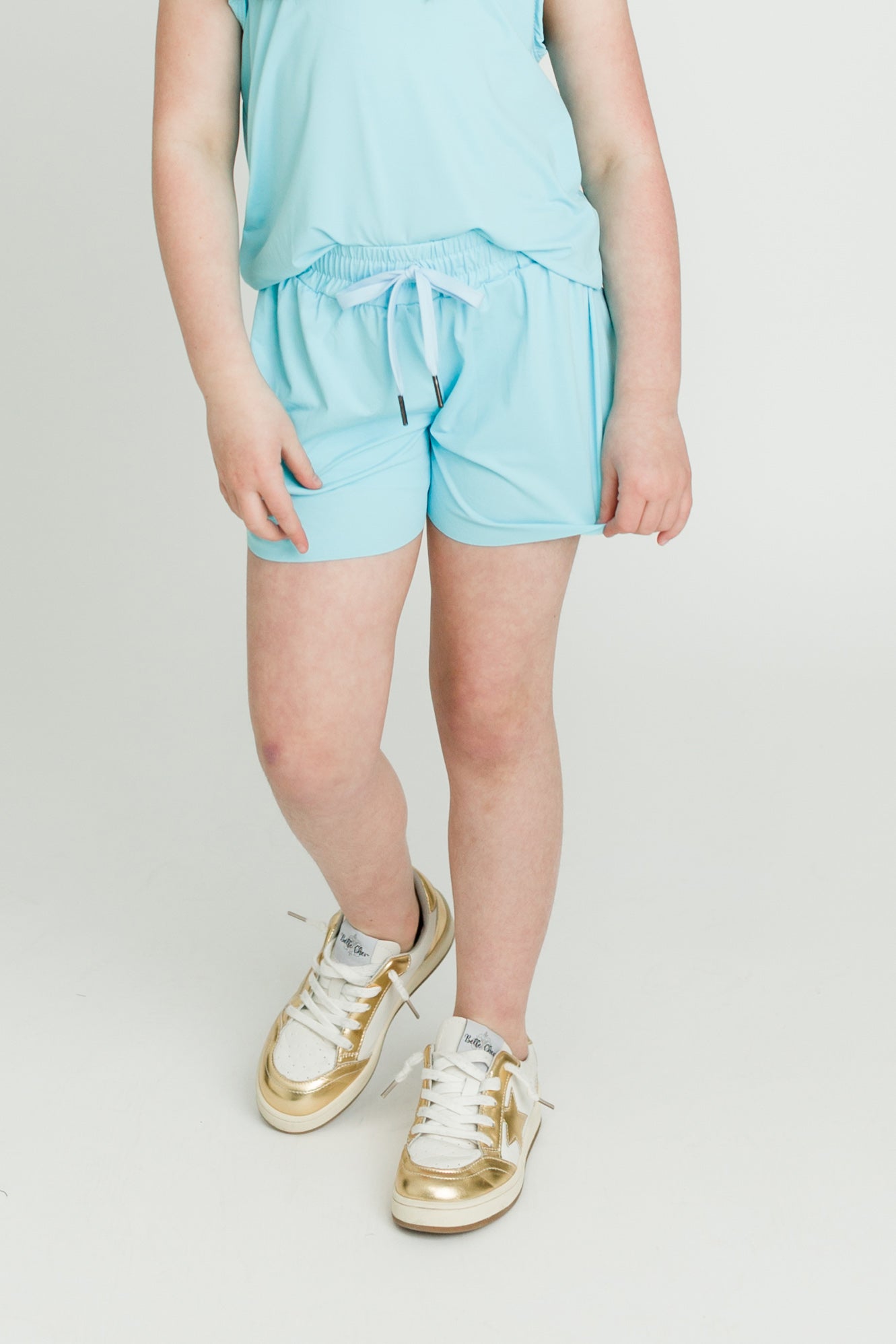 Light Blue Butterfly Shorts
