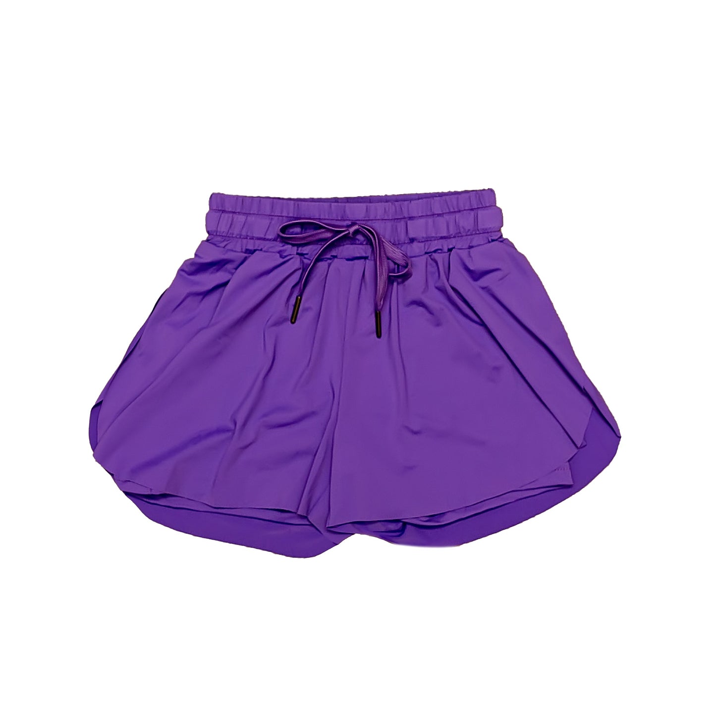Purple Butterfly Shorts, side view