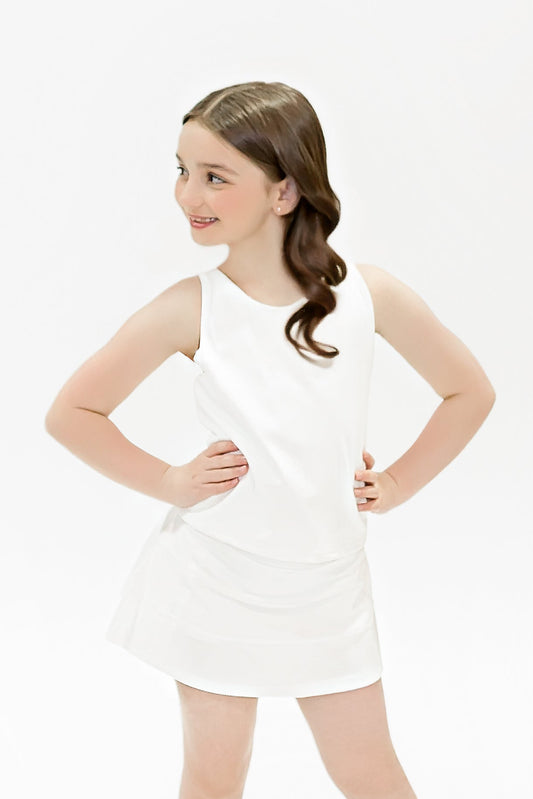 White Razorback Top