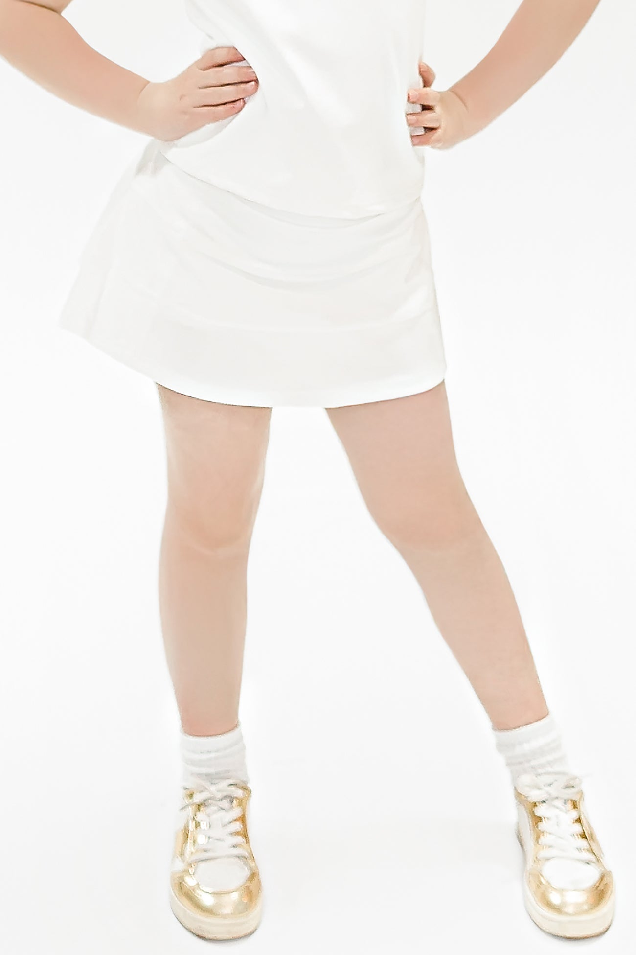 White Tennis Skort