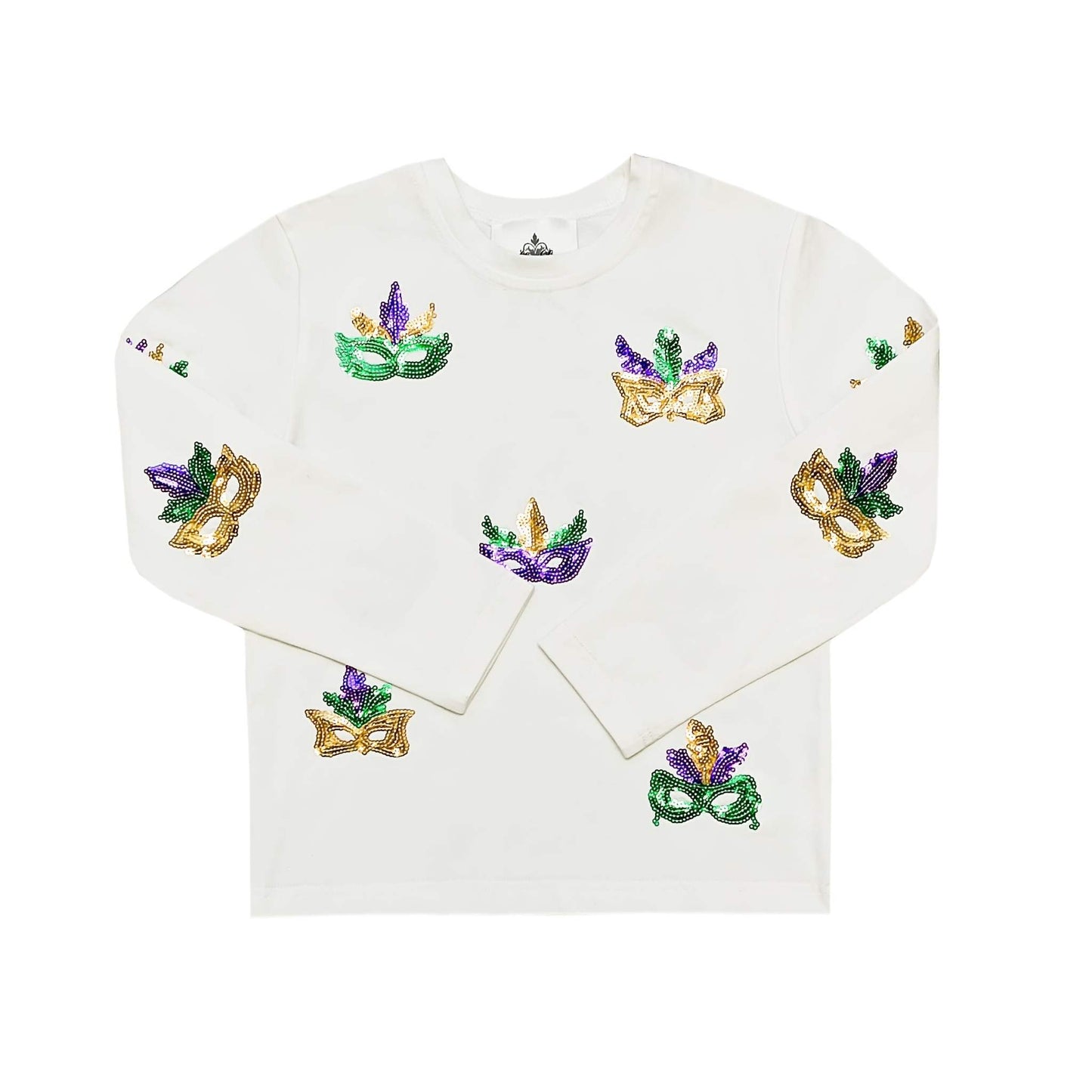 Multi Mask Sequin Long Sleeve