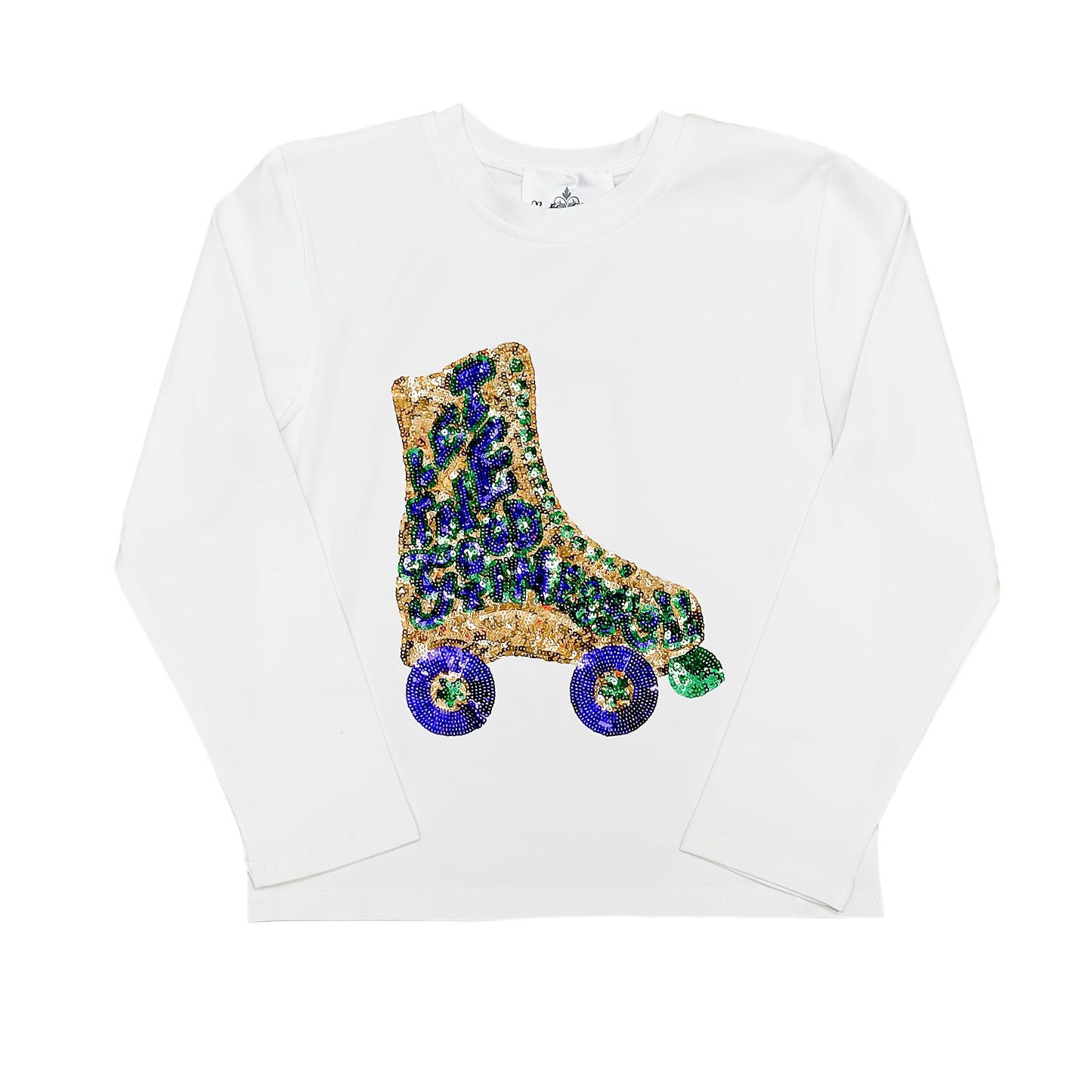 Mardi Gras Rollerskate Long Sleeve