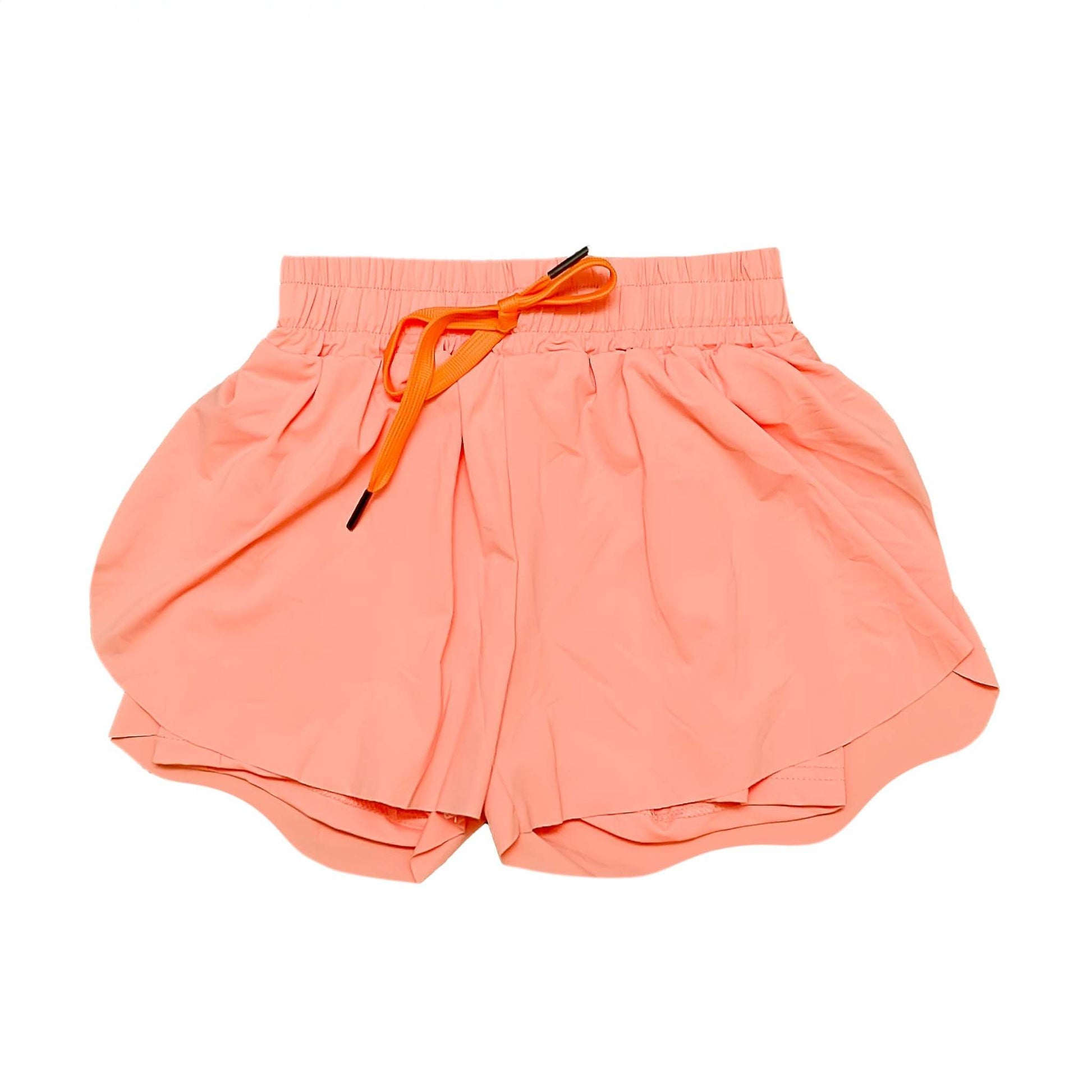 Coral Butterfly Shorts, back view