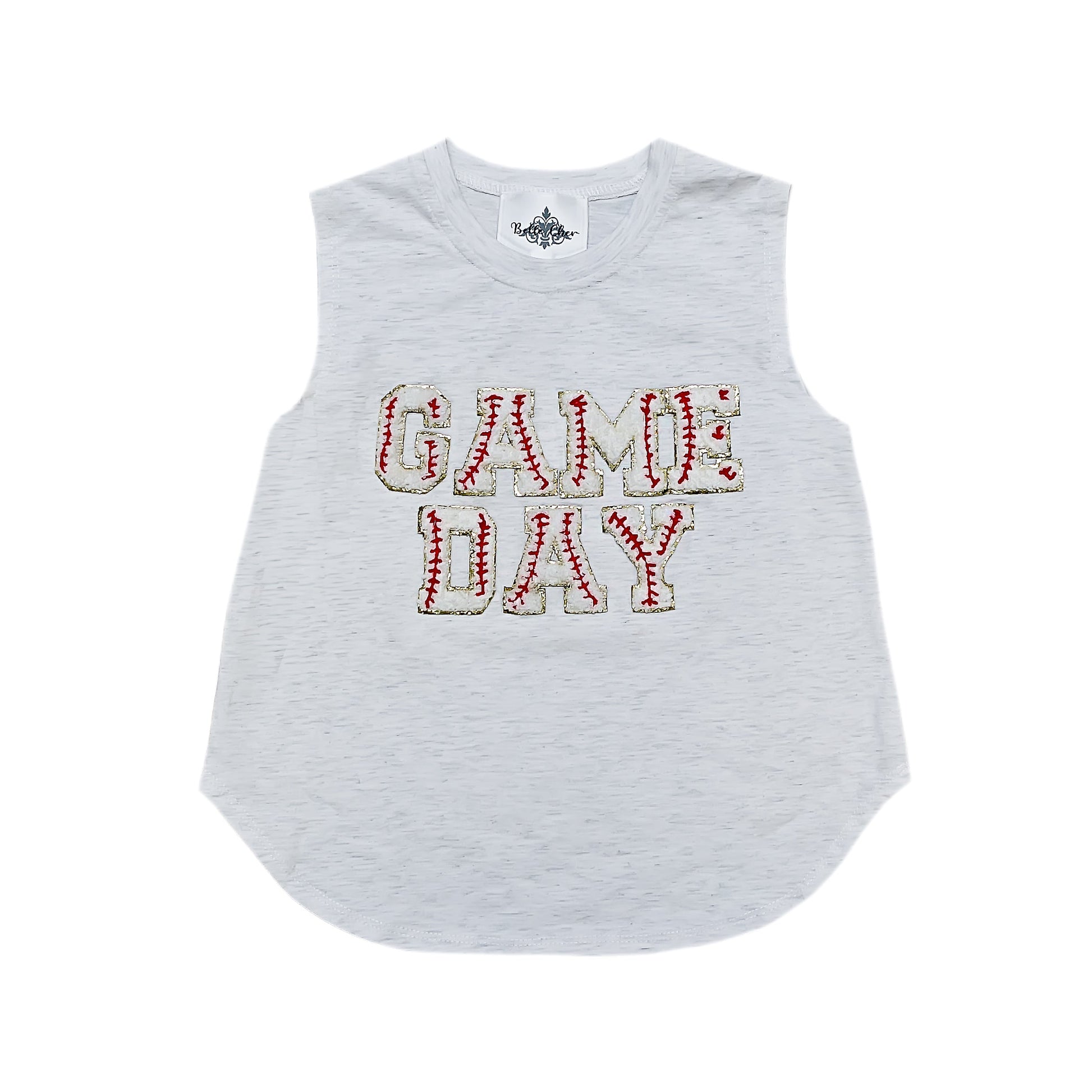 Gameday Chenille Tank, detail view