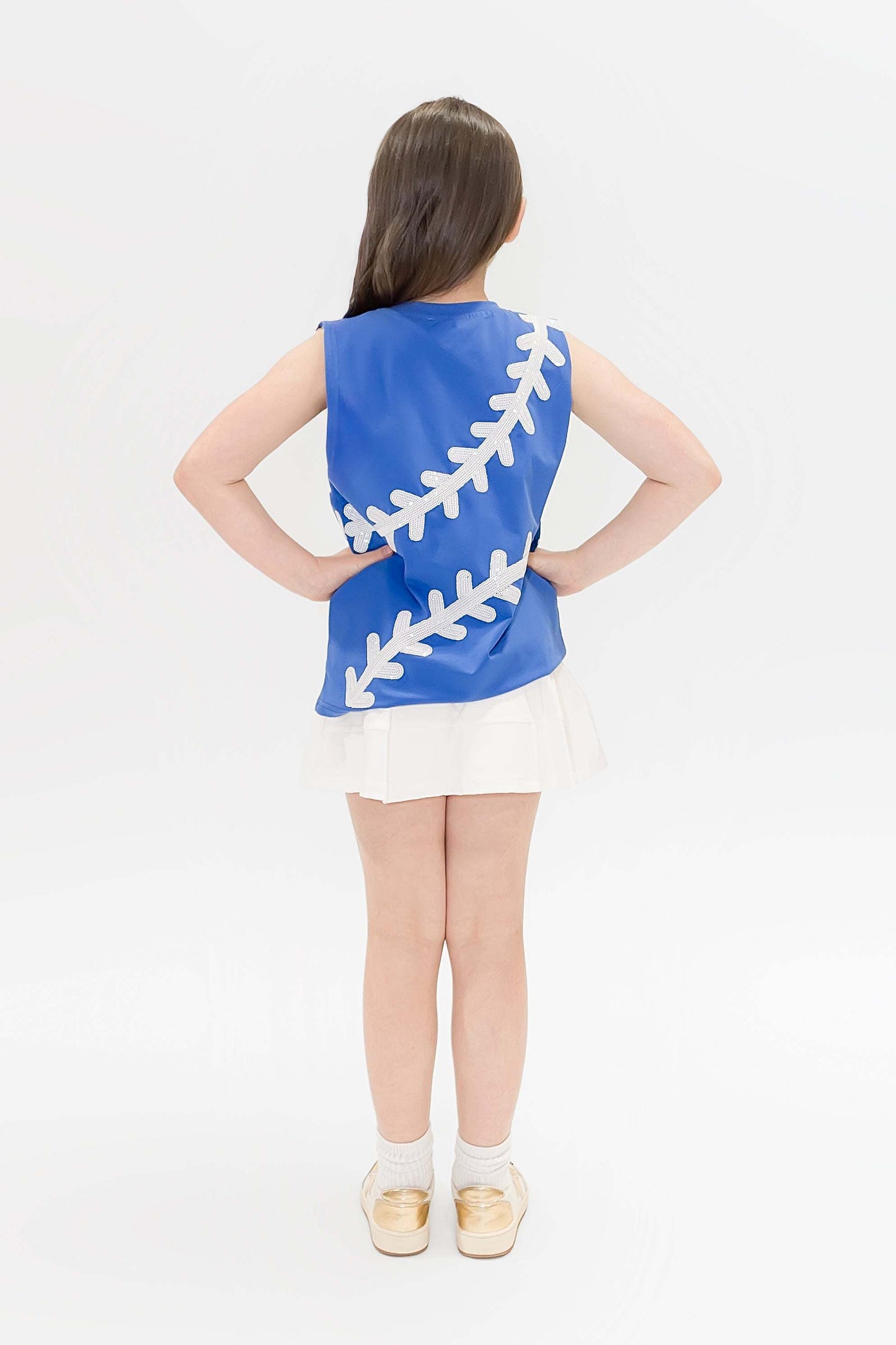 Baseball Royal Blue Tank