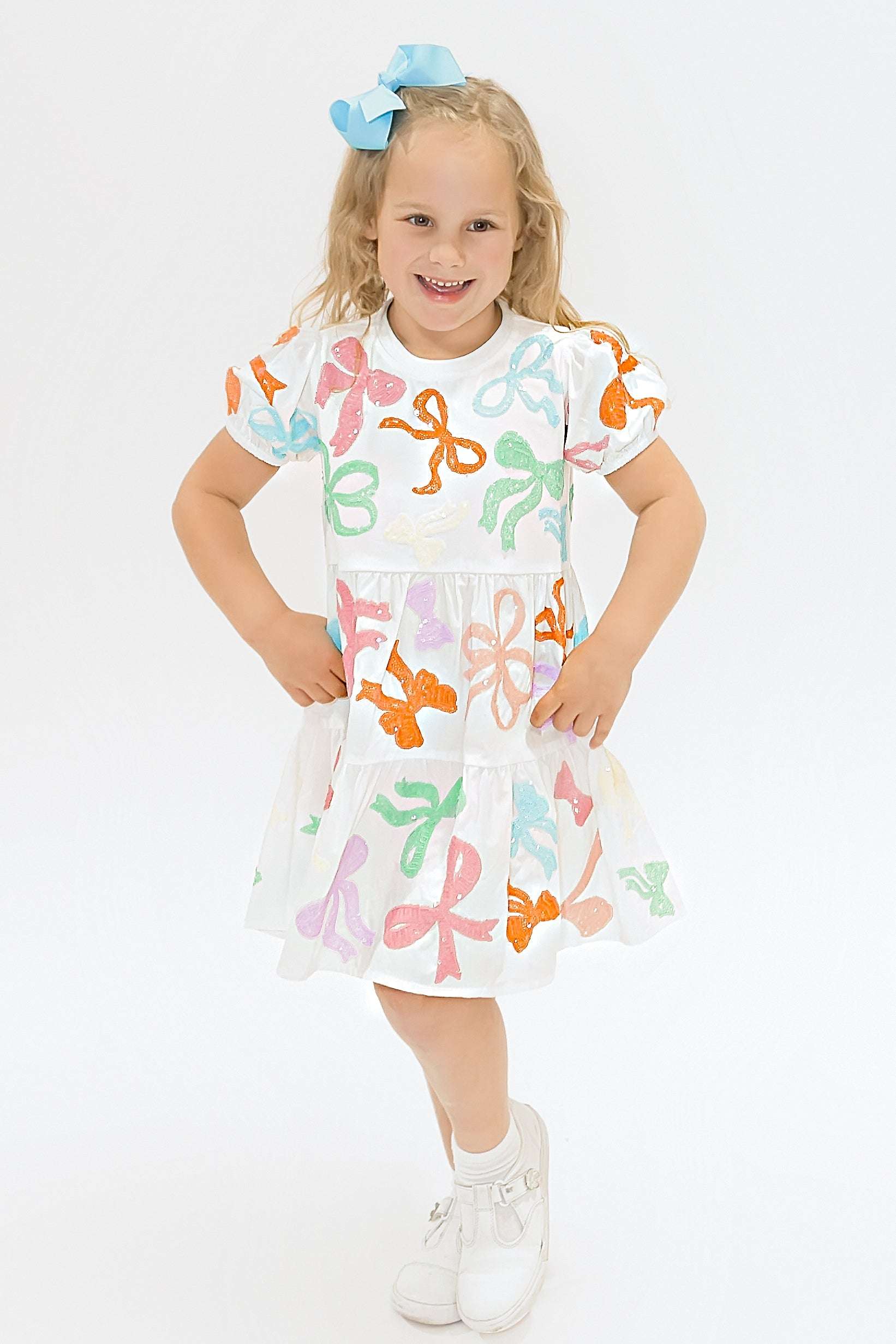 All Over Bows Dress, front view