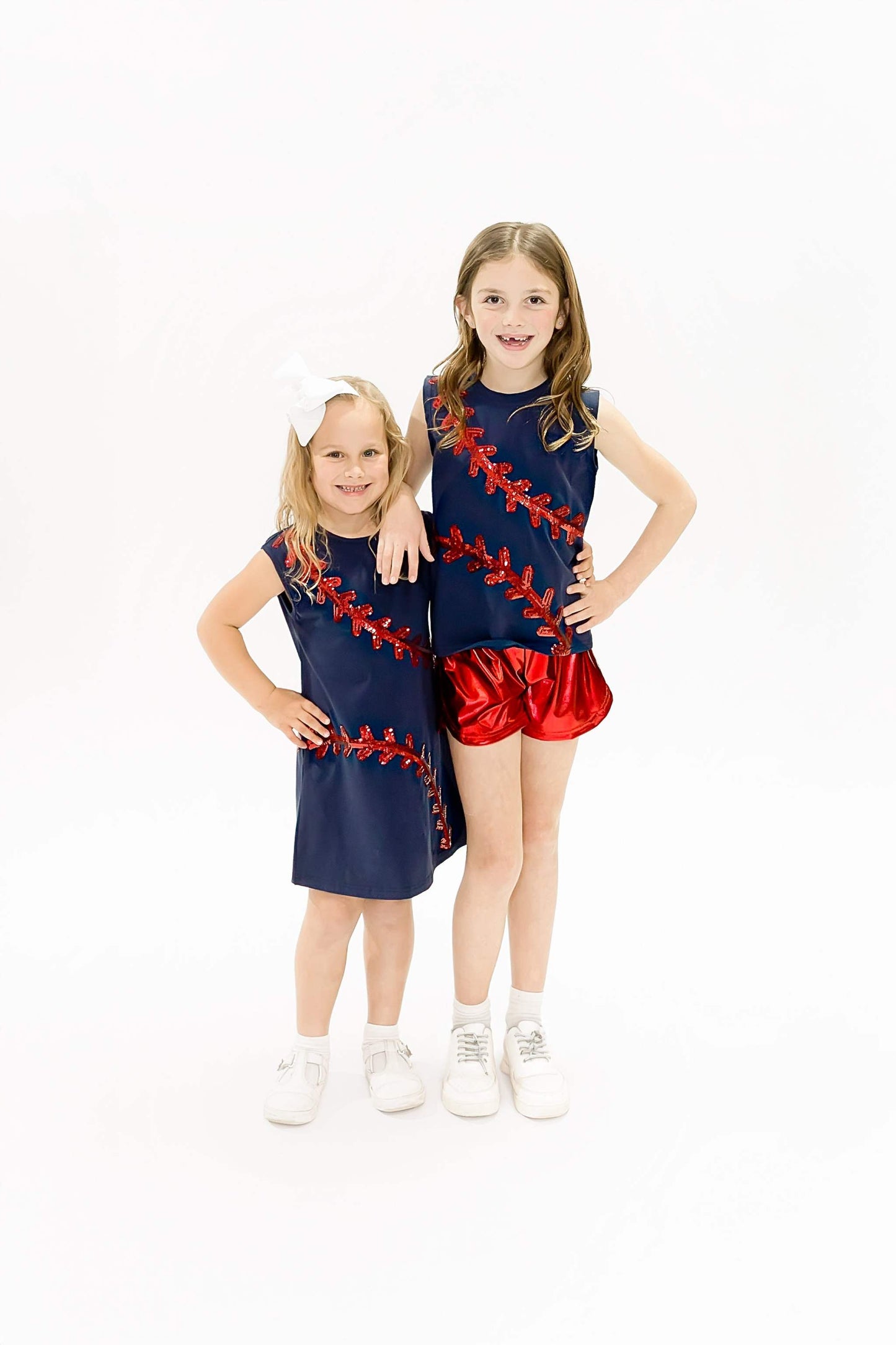 Baseball Navy and Red Tank