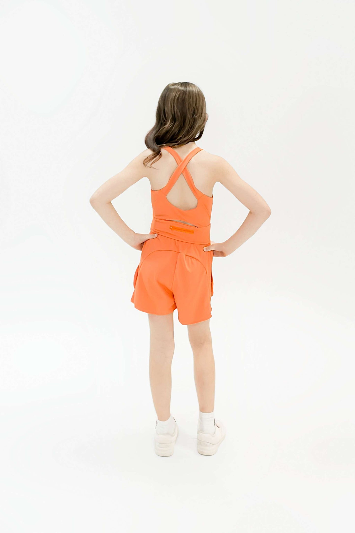Tangerine Haddie romper detail