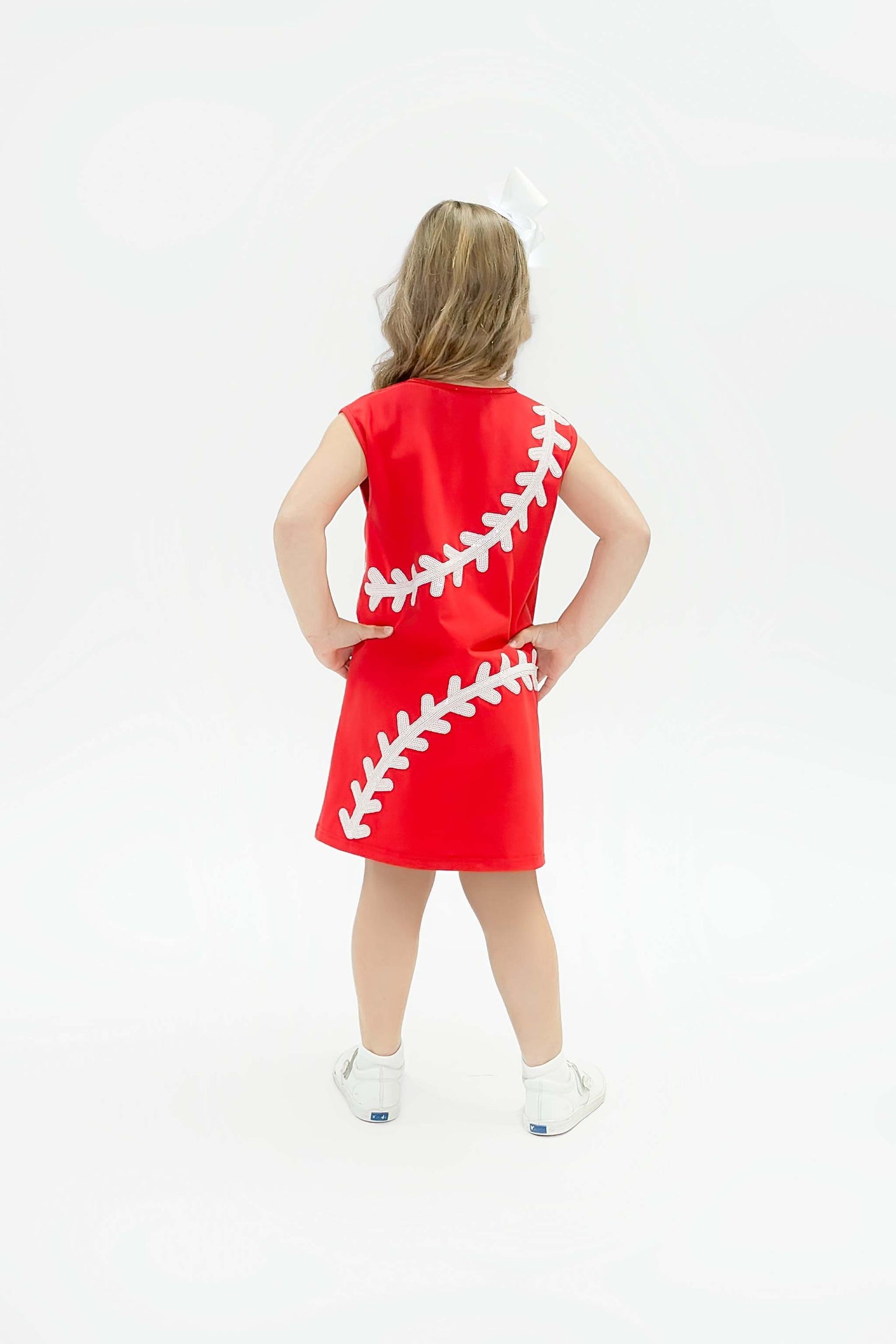 Baseball Red Dress, detail view