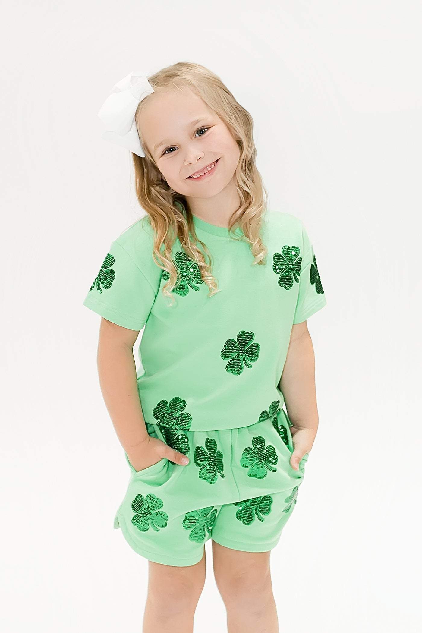 Green Clover Top, front view