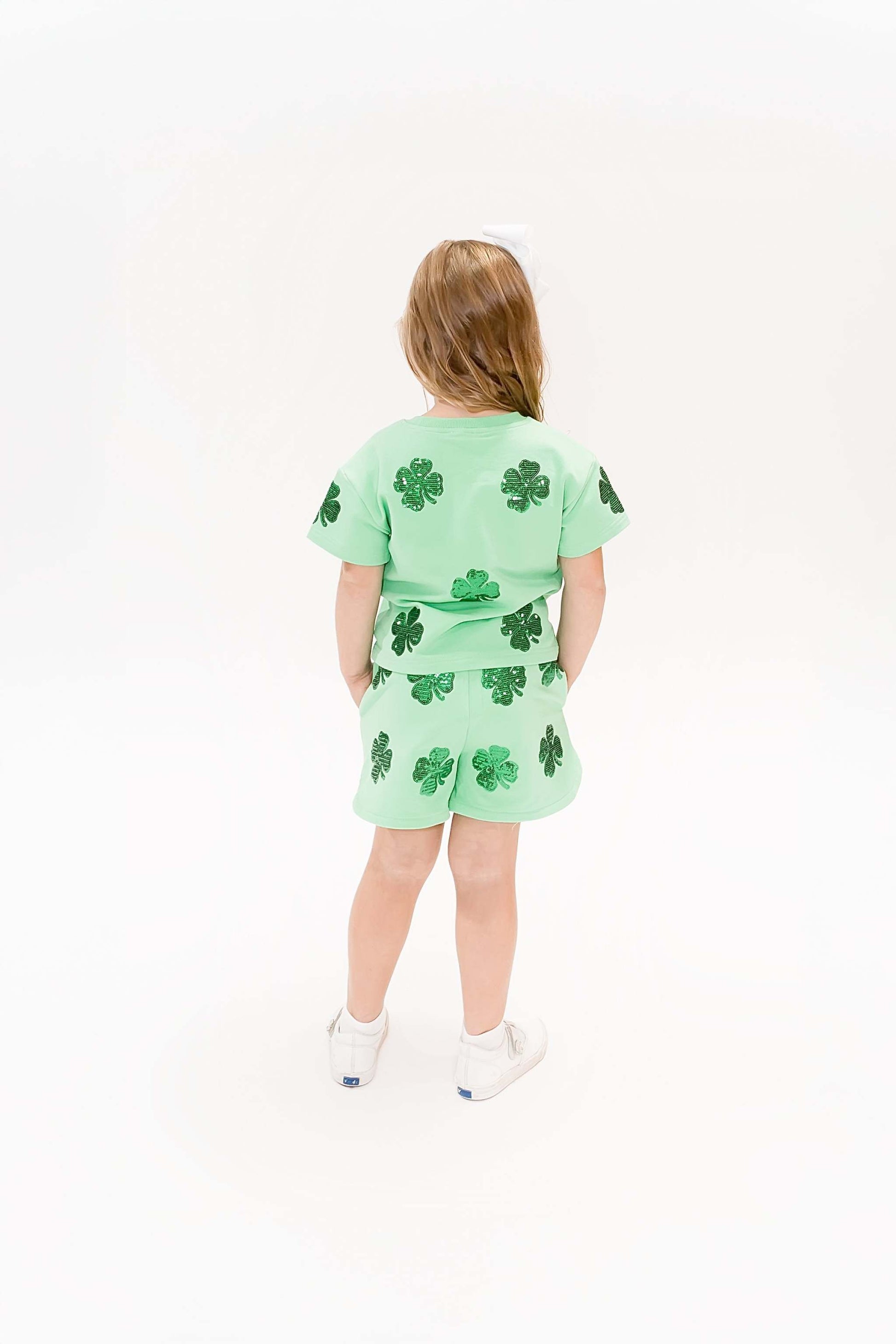 Green Clover Top, back view
